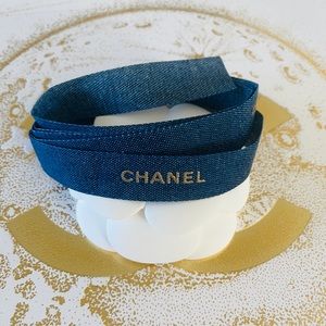 CHANEL Chambray Embossed Ribbon